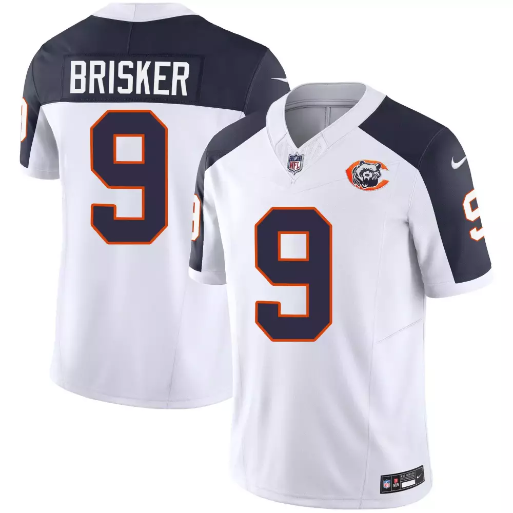 jaquan brisker black gold mens chicago bears throwback gold vapor jersey all stitched