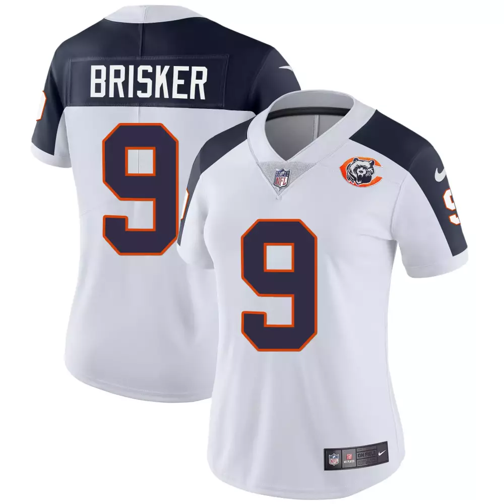 jaquan brisker black gold mens chicago bears throwback gold vapor jersey all stitched
