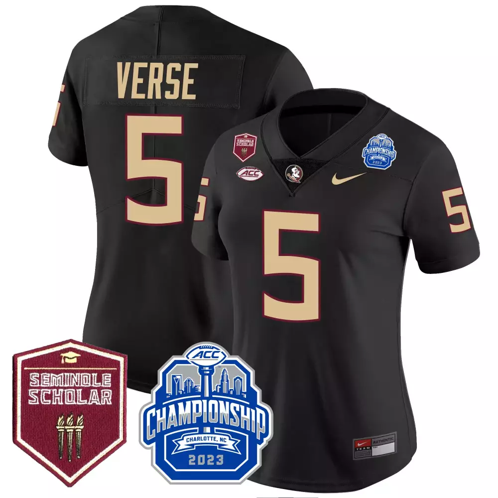 jared verse black mens florida state seminoles vapor limited jersey v2 all stitched