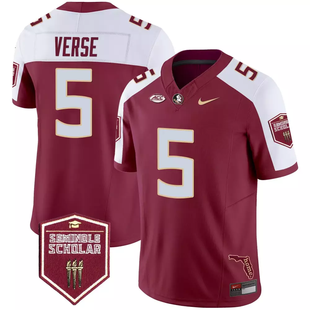jared verse garnet alternate mens florida state seminoles orange bowl patch vapor limited jersey all stitched