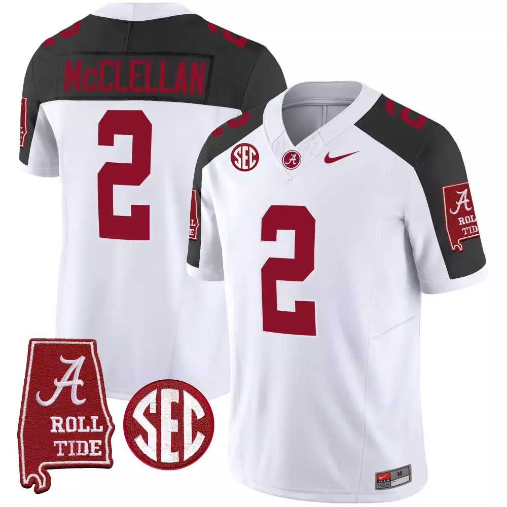 jase mcclellan inverted mens alabama crimson tide vapor limited jersey v3 alabama map all stitched