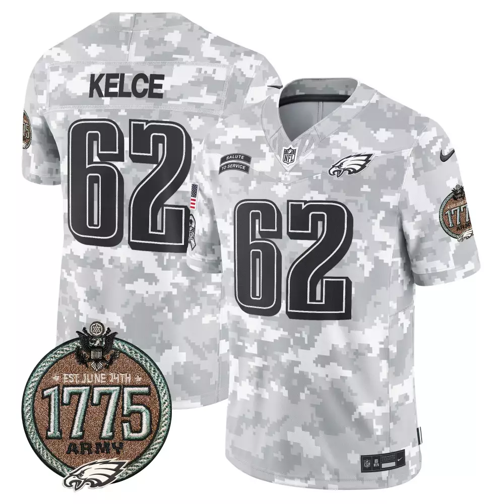 Jason Kelce Eagles 2024 NFC East Champions Vapor Jersey | Kelly Green Limited Edition | For Men, Women & Youth