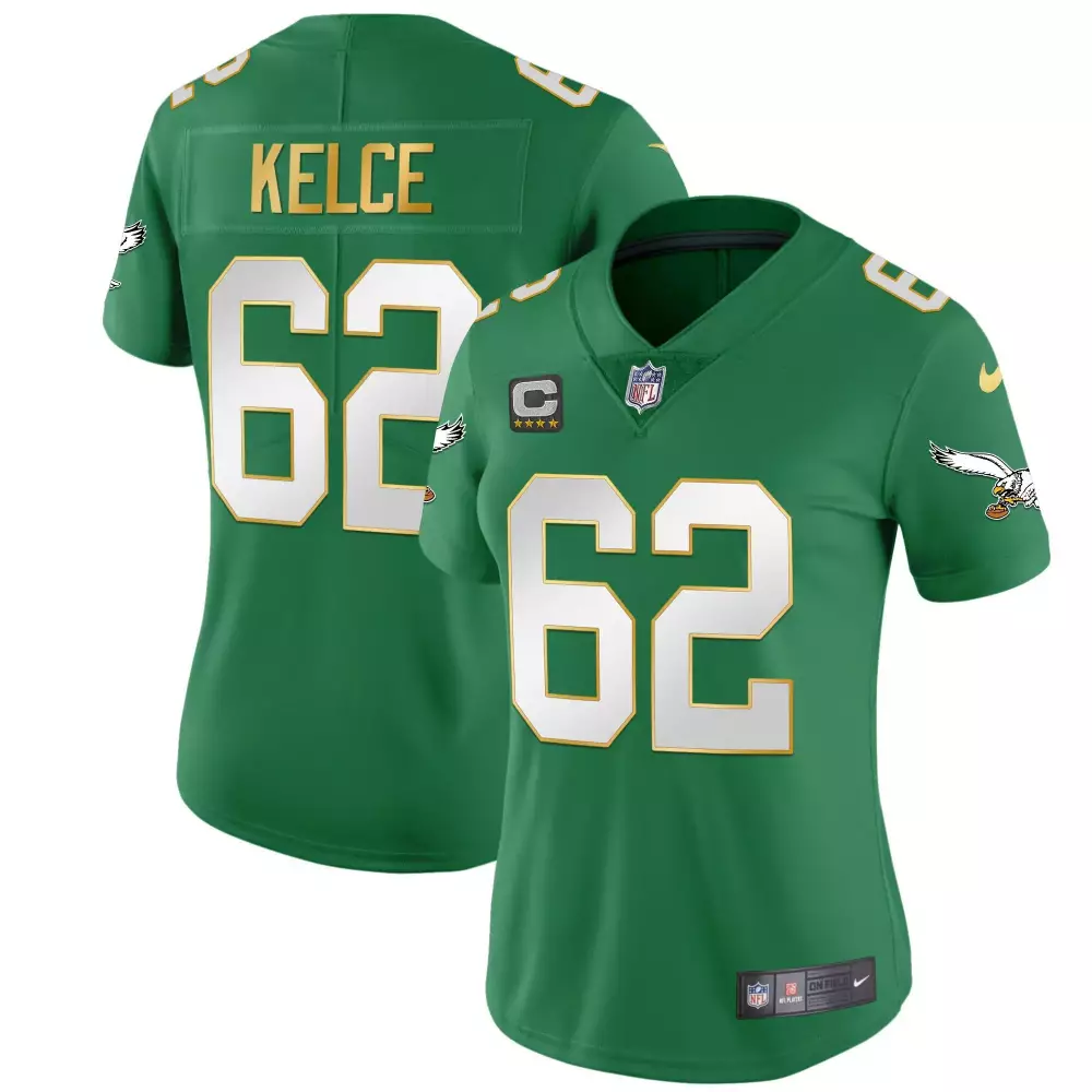 jason kelce bright green mens philadelphia eagles city edition vapor limited jersey v2 all stitched