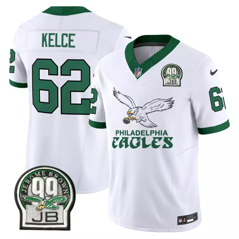 jason kelce kelly white mens philadelphia eagles kelly green vapor limited jersey v2 all stitched