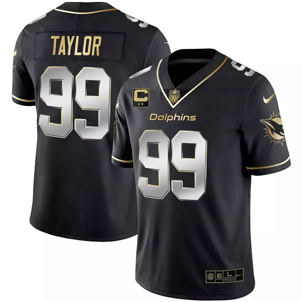 jason taylor black gold mens miami dolphins white gold black gold jersey all stitched