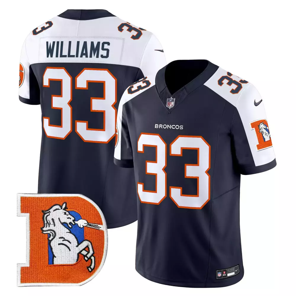 Javonte Williams Denver Broncos Limited Edition Jersey | Gold | All Stitched Fan Gear for Men, Women & Youth