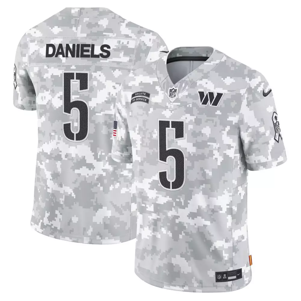 jayden daniels white womens washington commanders 2024 vapor limited jersey est 1932 patch all stitched