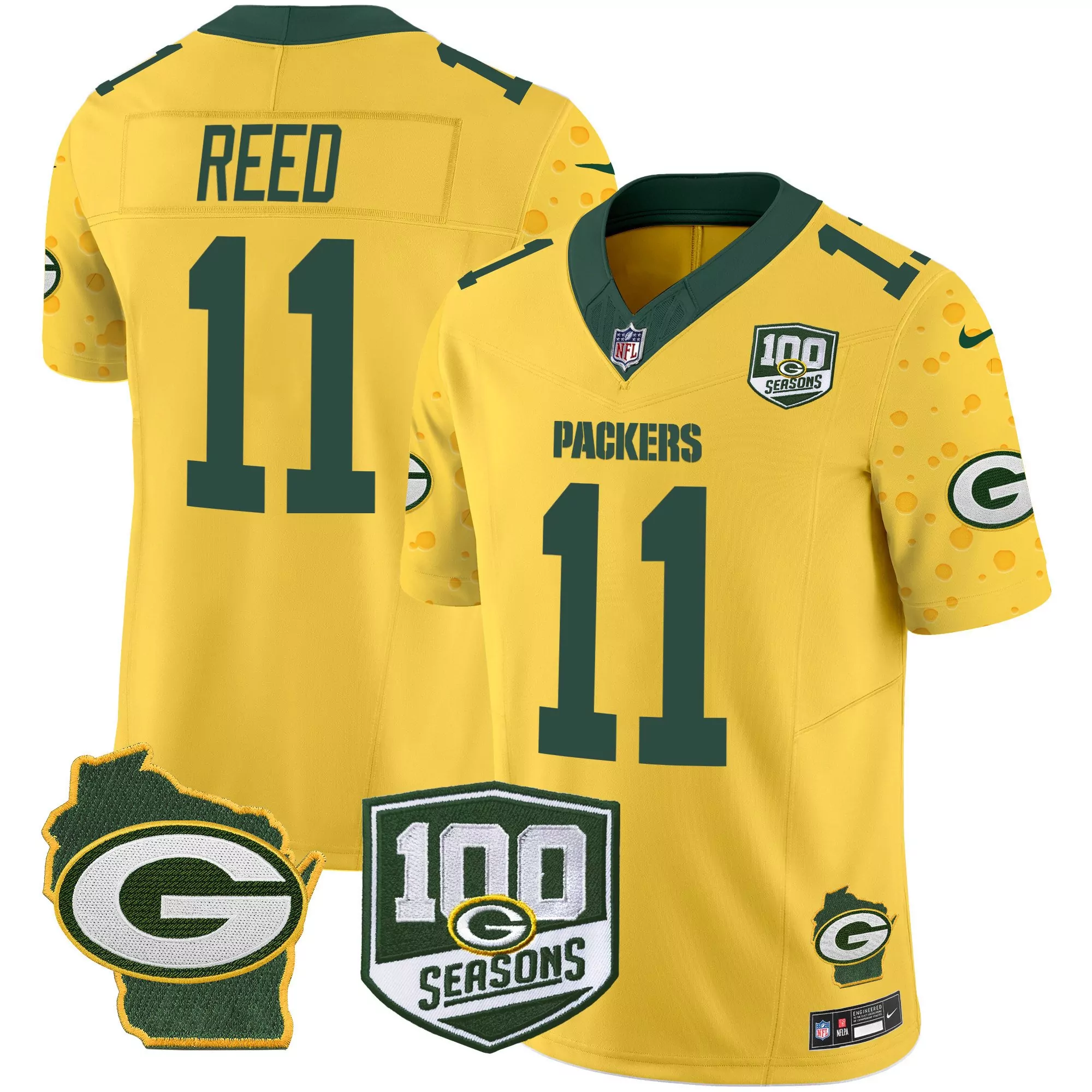 jayden reed black womens green bay packers cheese vapor limited jersey all stitched