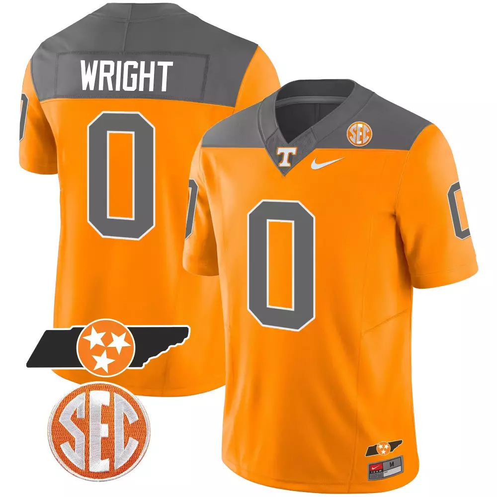 Jaylen Wright Tennessee Volunteers 2023 Inverted Vapor Limited Jersey | All Stitched | Fan Gear for Men, Women & Youth