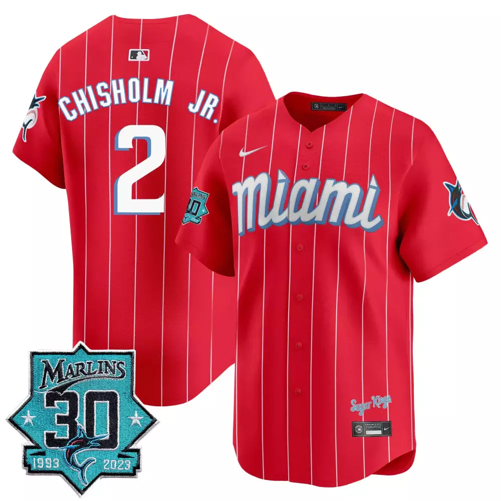 jazz chisholm jr black gold mens miami marlins 30 seasons anniversary patch vapor premier limited jersey all stitched