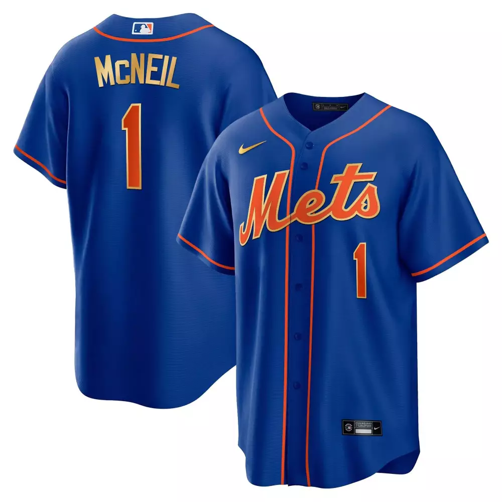 jeff mcneil cool navy mens new york mets gold trim jersey all stitched