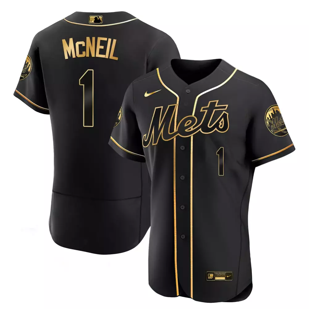 jeff mcneil cool navy mens new york mets gold trim jersey all stitched