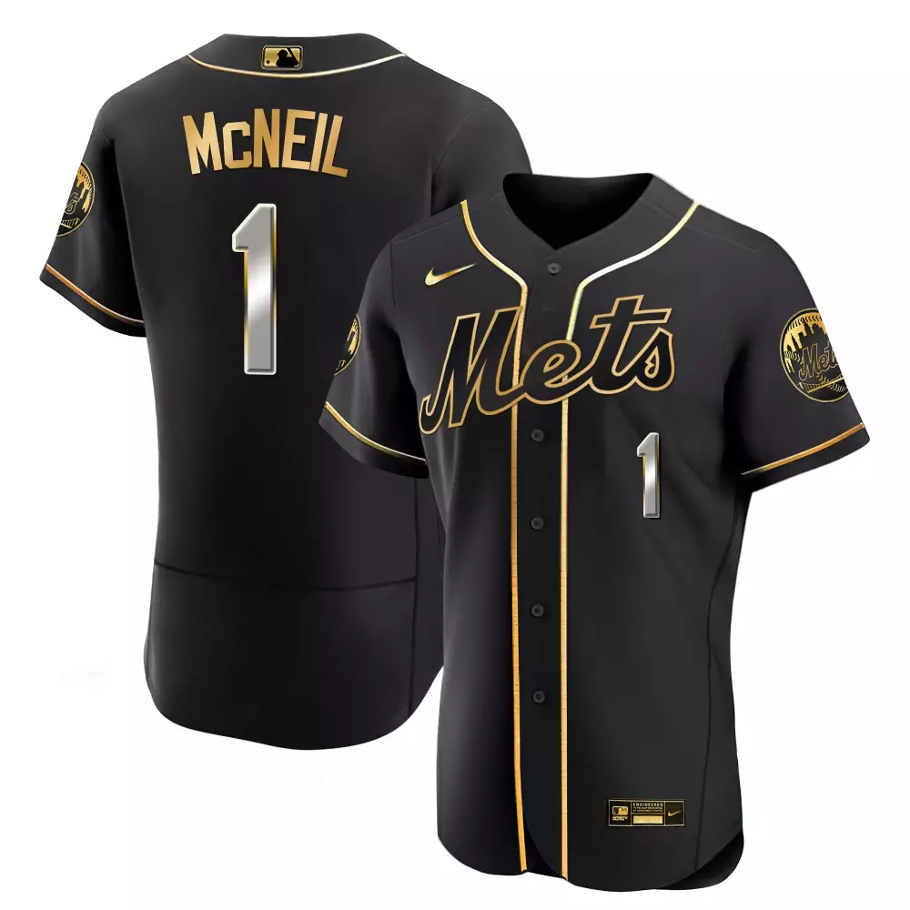 jeff mcneil cool navy mens new york mets gold trim jersey all stitched