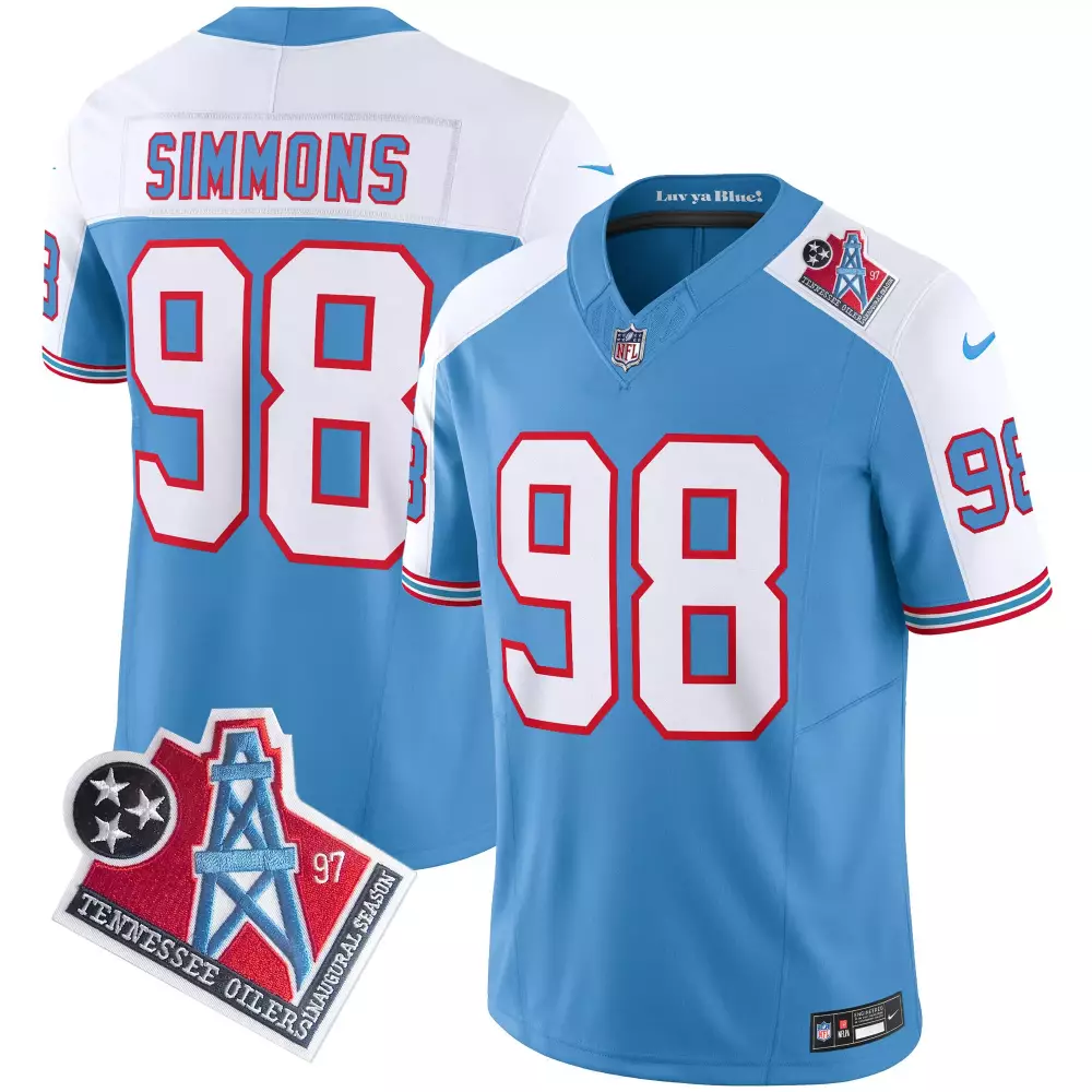 jeffery simmons alternate mens tennessee titans 1997 throwback limited vapor jersey all stitched