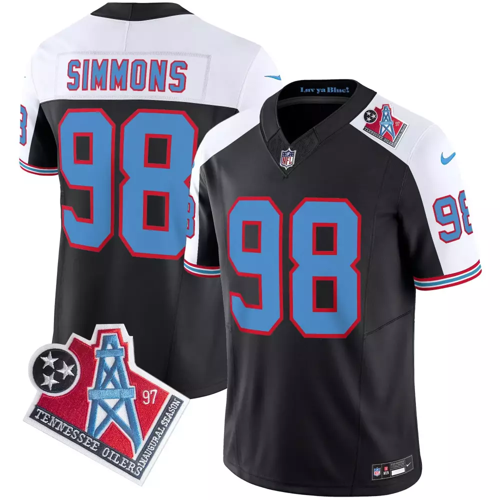 jeffery simmons alternate womens tennessee titans throwback limited vapor jersey all stitched