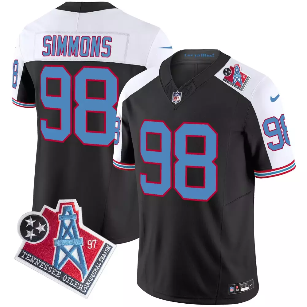 jeffery simmons alternate womens tennessee titans throwback limited vapor jersey all stitched