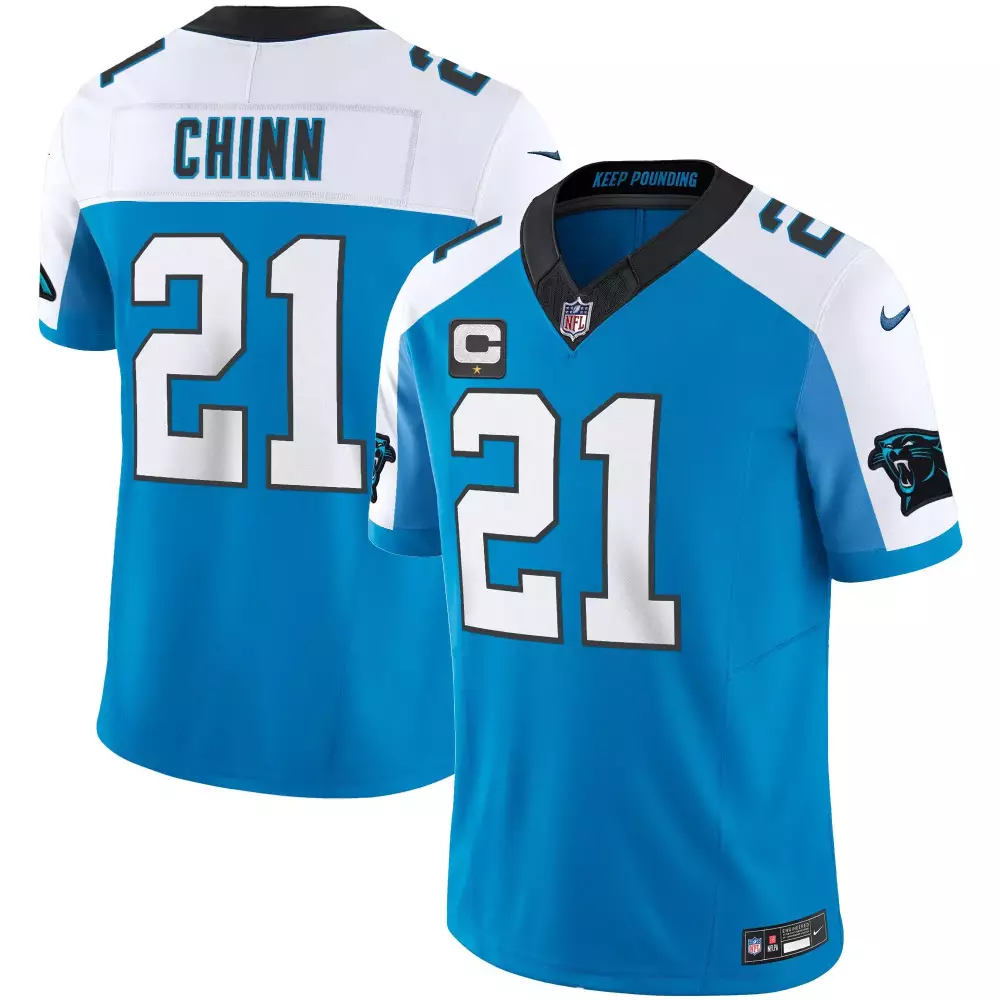 jeremy chinn blue alternate mens carolina panthers vapor limited jersey all stitched