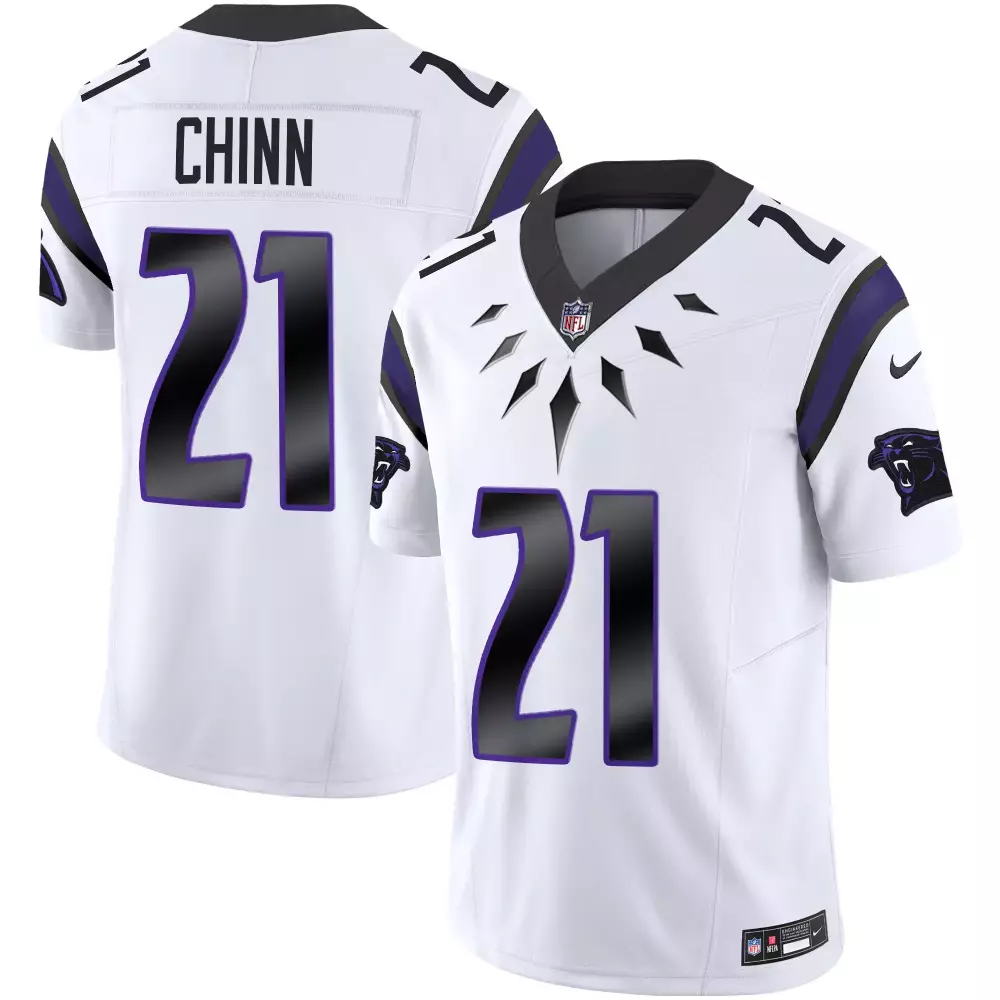 jeremy chinn purple alternate mens carolina panthers wakanda vapor limited jersey all stitched