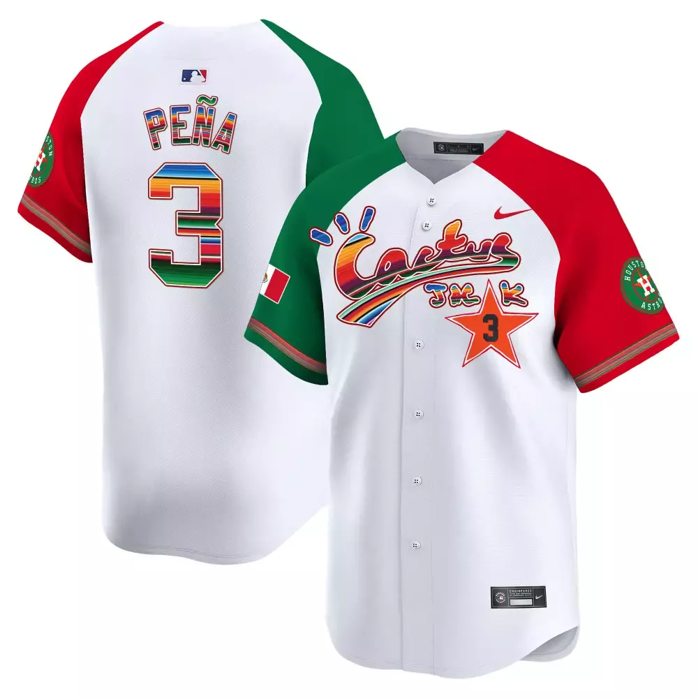 jeremy pena alternate mens houston astros jackie robinson breaking barriers patch vapor premier limited jersey all stitc