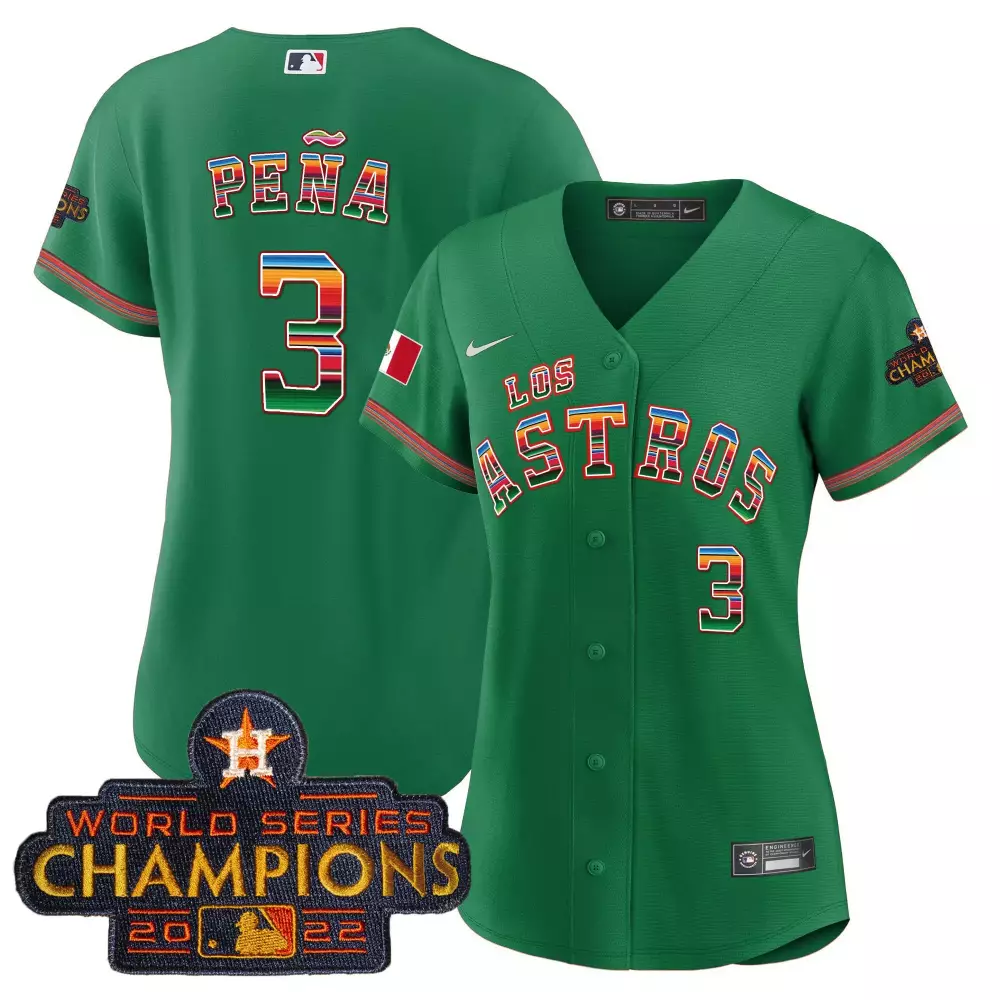jeremy pena green womens houston astros cactus jack patch vapor premier limited jersey v11 stitched