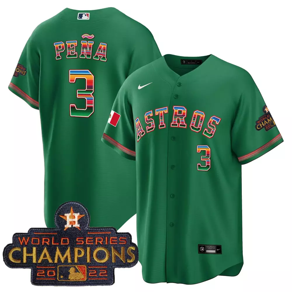 Jeremy Pena Houston Astros Green Women's Orbit Patch Vapor Premier Limited Jersey | All Stitched | Fan Gear for Game Day | For Men, Women & Youth