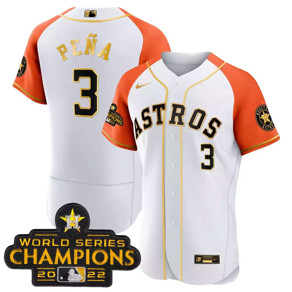 jeremy pena orange unisex houston astros mickey houston vapor premier limited jersey printed