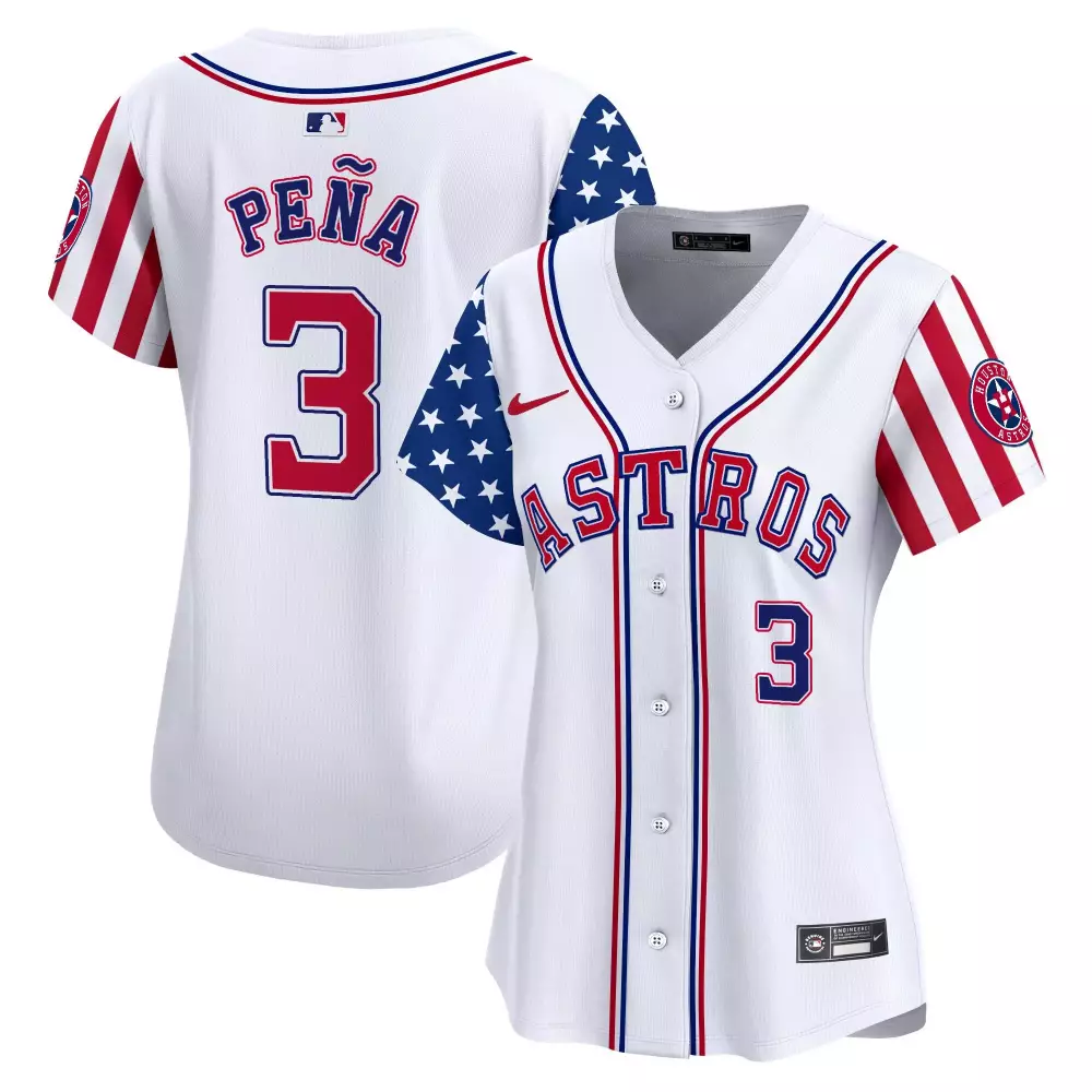 jeremy pena white unisex houston astros peanut snoopy vapor premier limited jersey printed
