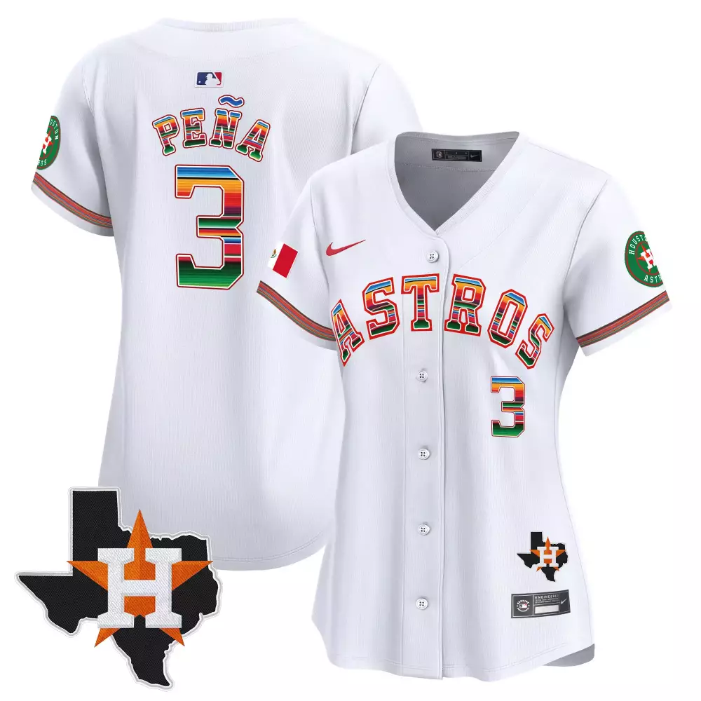 jeremy pena white womens houston astros los houston astros mexico jersey all stitched