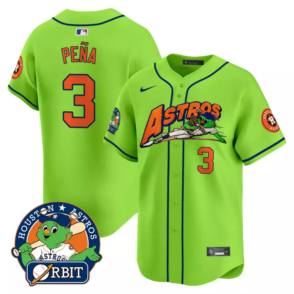 jeremy pena youth houston astros mitchell ness cooperstown 2022 world series player jersey all stitched