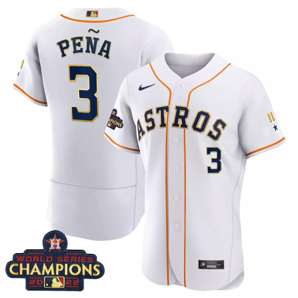 jeremy pena youth houston astros mitchell ness cooperstown 2022 world series player jersey all stitched