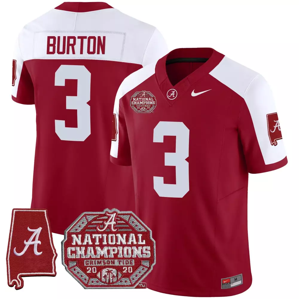 jermaine burton alternate mens alabama crimson tide vapor limited jersey all stitched