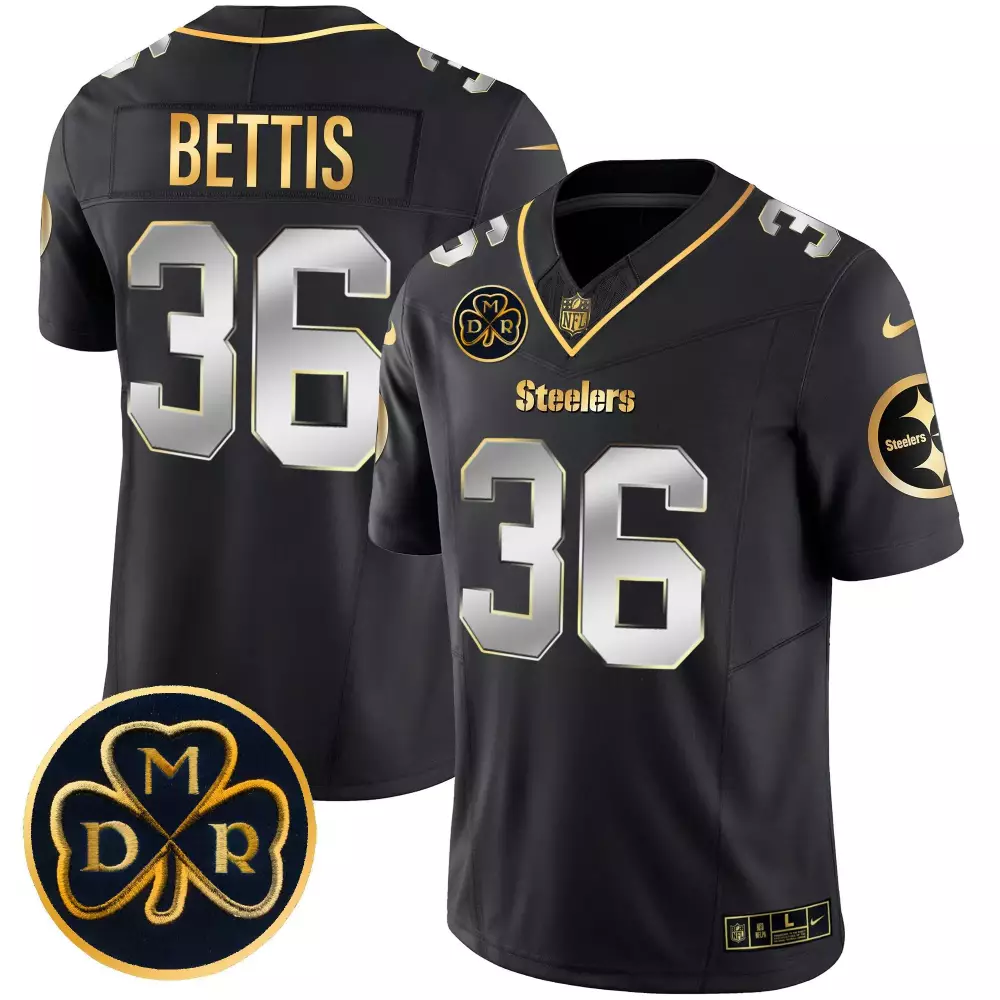 jerome bettis black gold womens pittsburgh steelers dmr patch gold vapor limited jersey all stitched