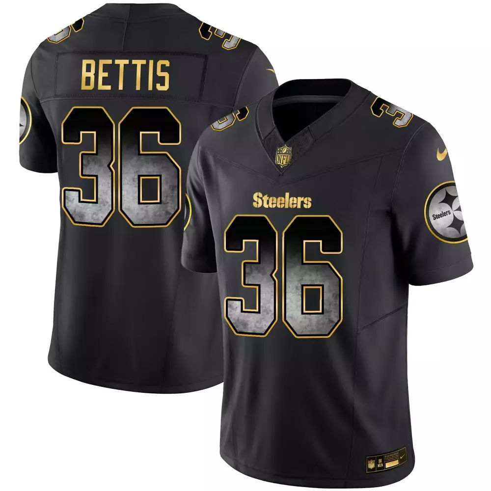 jerome bettis black mens pittsburgh steelers arch smoke vapor jersey v3 all stitched