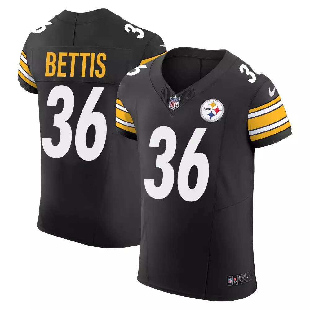 jerome bettis black mens pittsburgh steelers throwback 1962 vapor limited jersey est 1933 patch all stitched