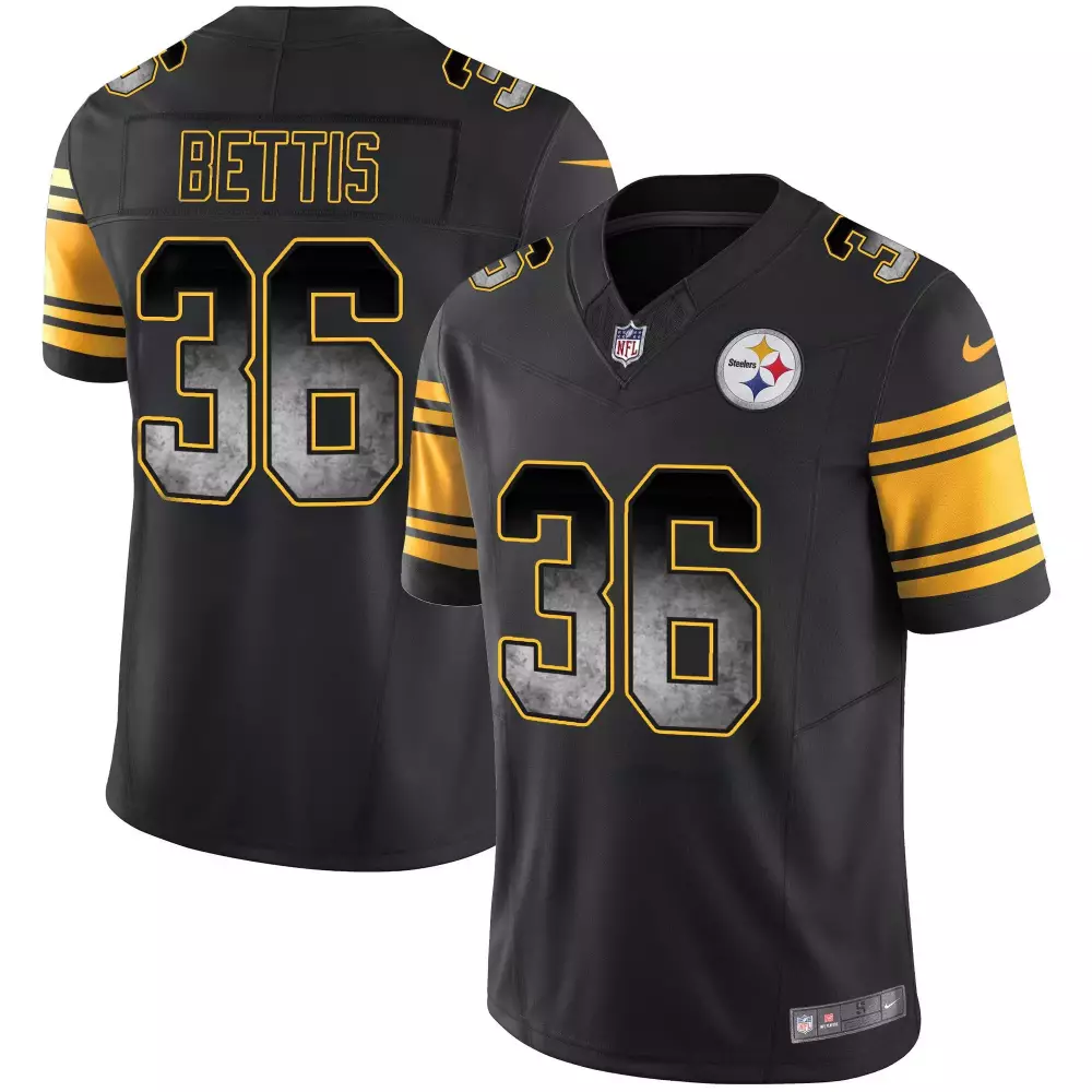 jerome bettis color rush mens pittsburgh steelers 50th anniversary of super bowl ix patch vapor limited jersey all stitc