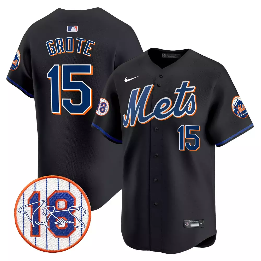jerry grote black mens new york mets armed forces day vapor premier limited jersey all stitched