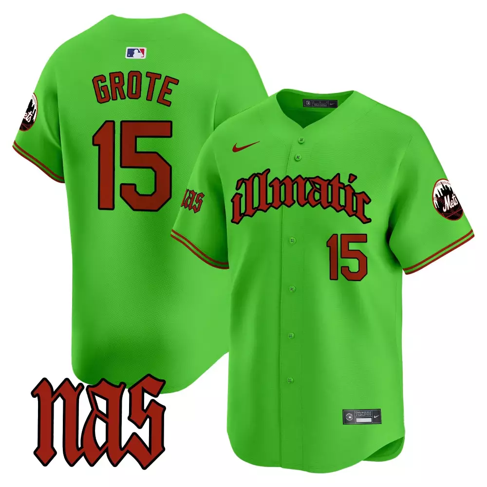jerry grote cream womens new york mets nas illmatic vapor premier limited jersey all stitched