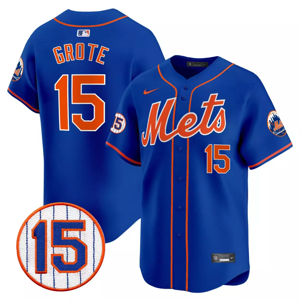 jerry grote royal mens new york mets darryl strawberry patch vapor premier limited jersey all stitched