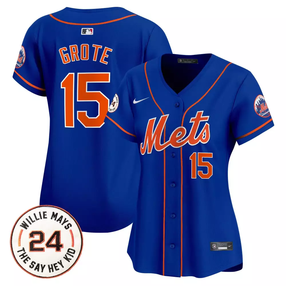 jerry grote royal womens new york mets 2024 independence day vapor premier limited jersey all stitched