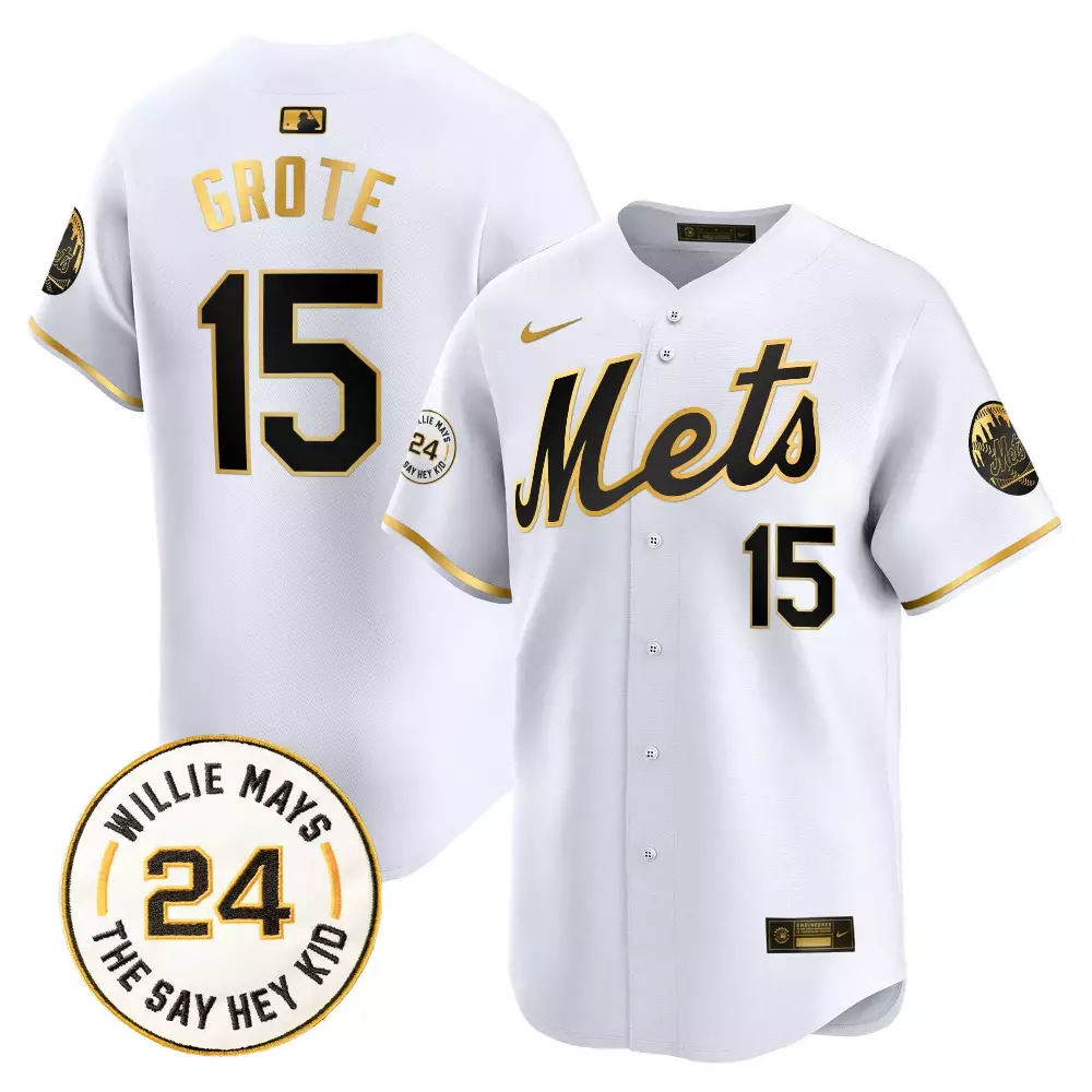 jerry grote white gold mens new york mets jerry grote patch vapor premier limited jersey all stitched