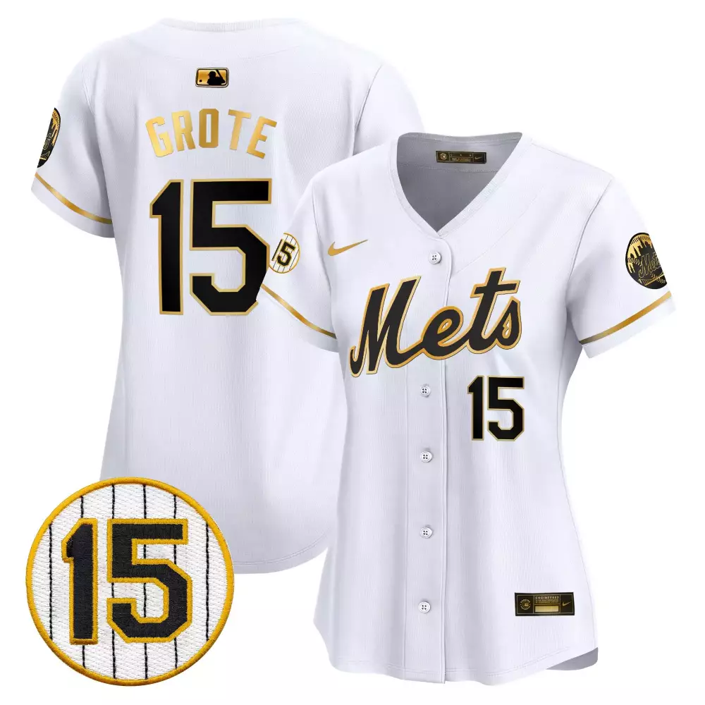 jerry grote white gold mens new york mets jerry grote patch vapor premier limited jersey all stitched