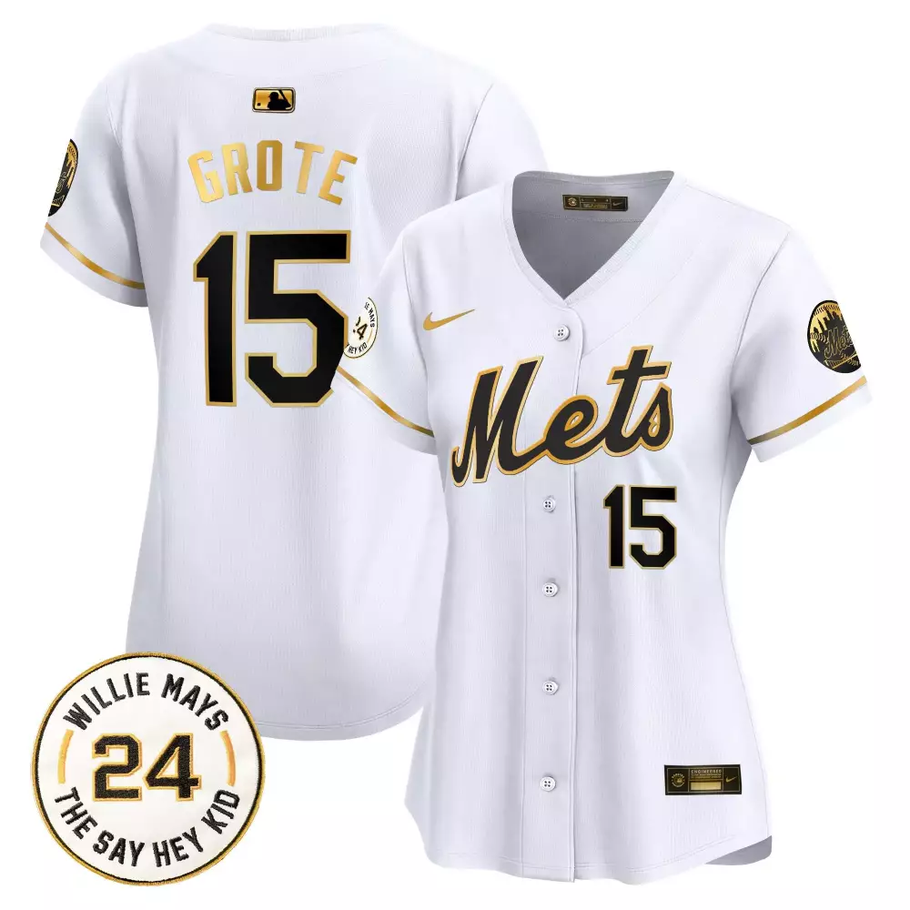 jerry grote white gold mens new york mets jerry grote patch vapor premier limited jersey all stitched