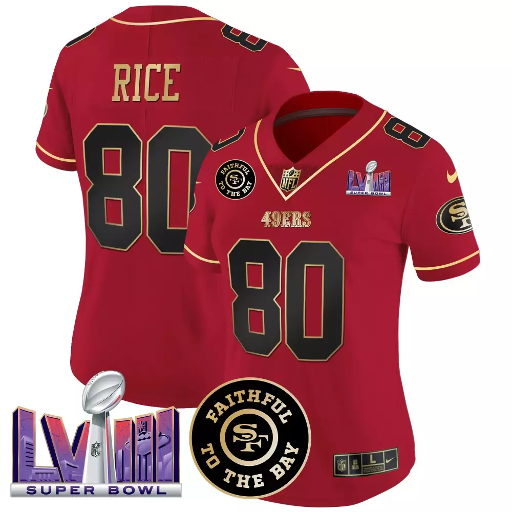 jerry rice scarlet limited mens san francisco 49ers pattern style vapor limited jersey all stitched