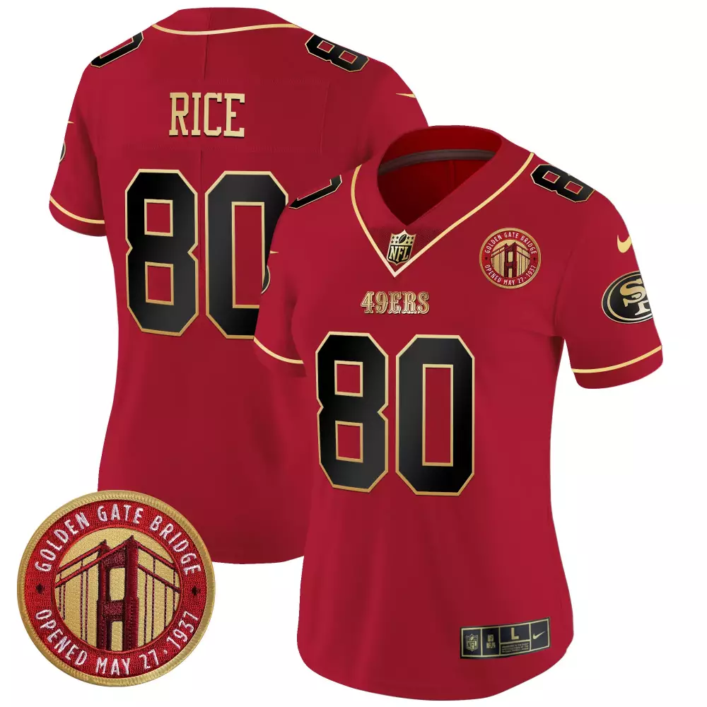 jerry rice scarlet limited mens san francisco 49ers pattern style vapor limited jersey all stitched