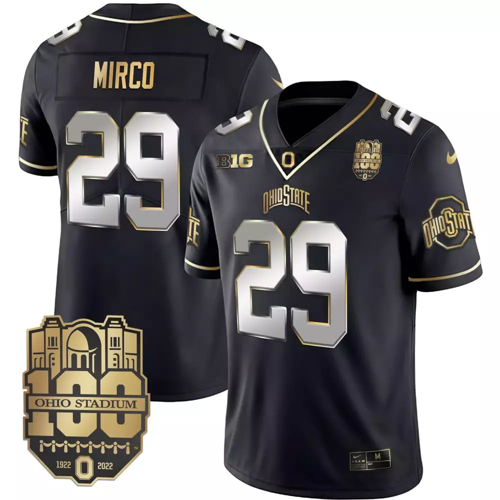 jaxon smithnjigba red mens ohio state buckeyes 100th year stadium anniversary limited jersey all stitched