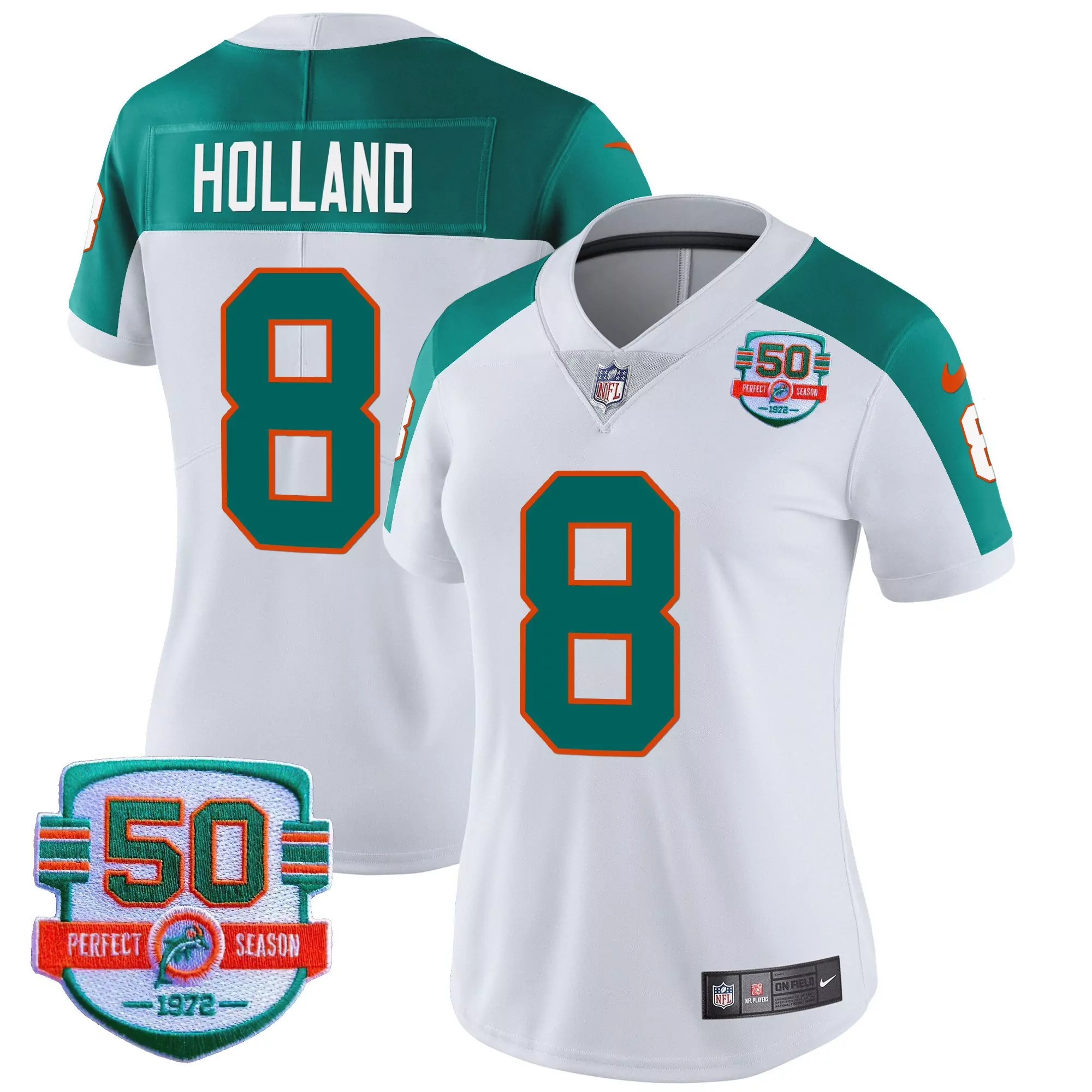 jevon holland inverted mens miami dolphins throwback vapor jersey all stitched