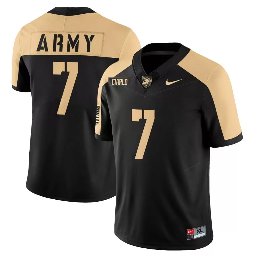 jimmy ciarlo black alternate mens army black knights special uniform