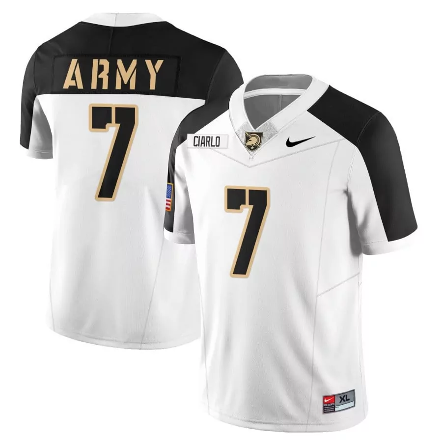 jimmy ciarlo white alternate mens army black knights special uniform