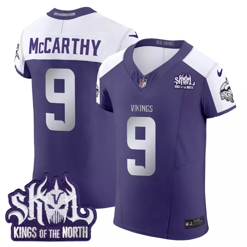 jj mccarthy olive camo mens vikings 2024 salute to service vapor limited jersey all stitched