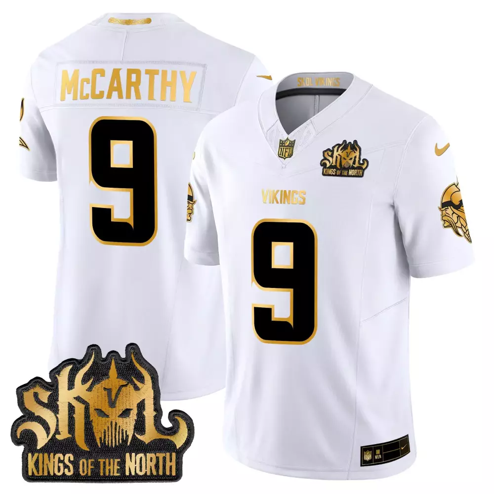 jj mccarthy red mens vikings american style vapor limited jersey all stitched